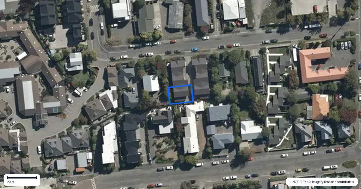 Property context map for 4/15 Bartlett Street, Riccarton, Christchurch