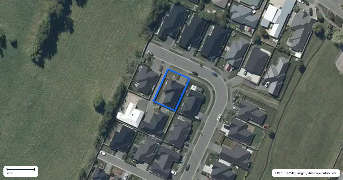 Property context map for 55 Glengael Drive, Halswell, Christchurch