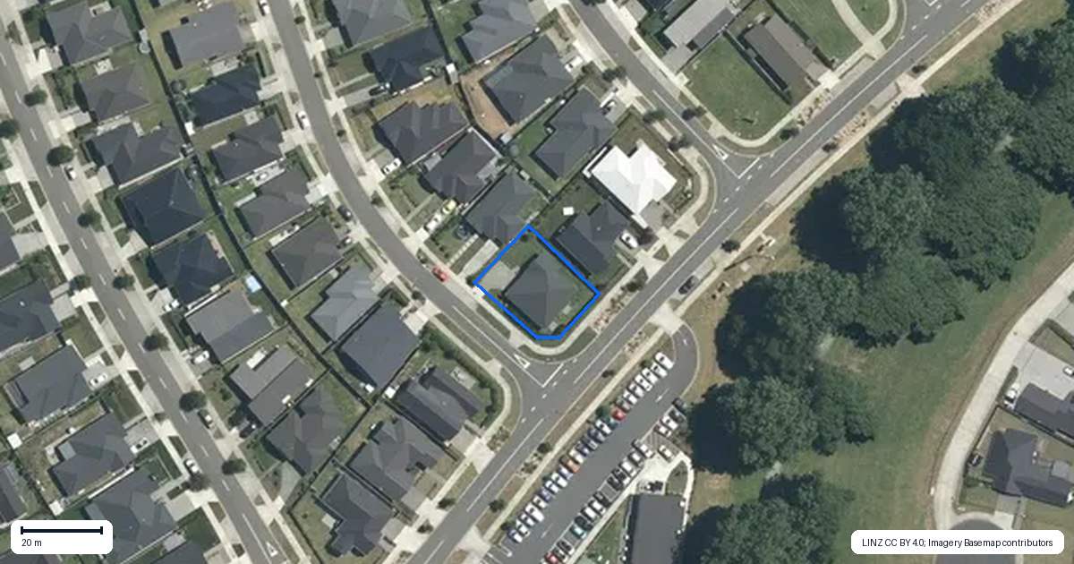 Property context map for 2 Harp Street, Morrinsville