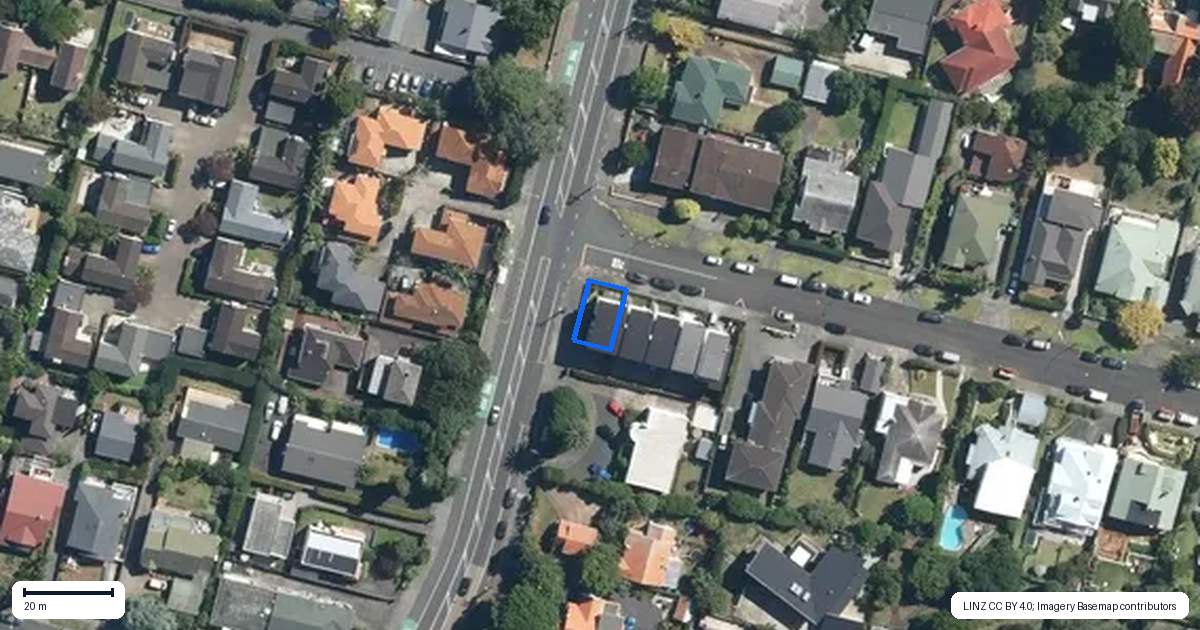 Property context map for 818 Mount Eden Road, Mount Eden, Auckland