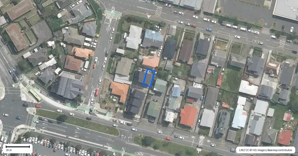 Property context map for 7/101 Rongotai Road, Kilbirnie, Wellington