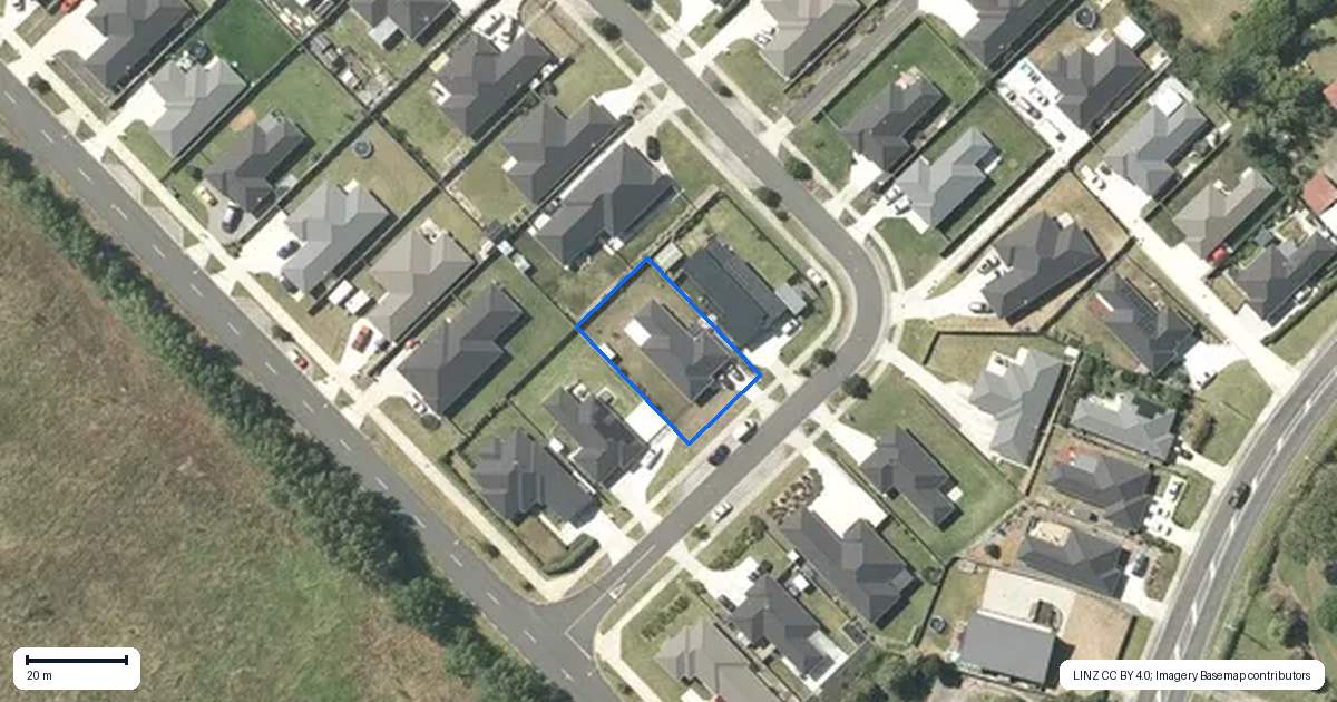 Property context map for 5 Chardonnay Way, Te Kauwhata