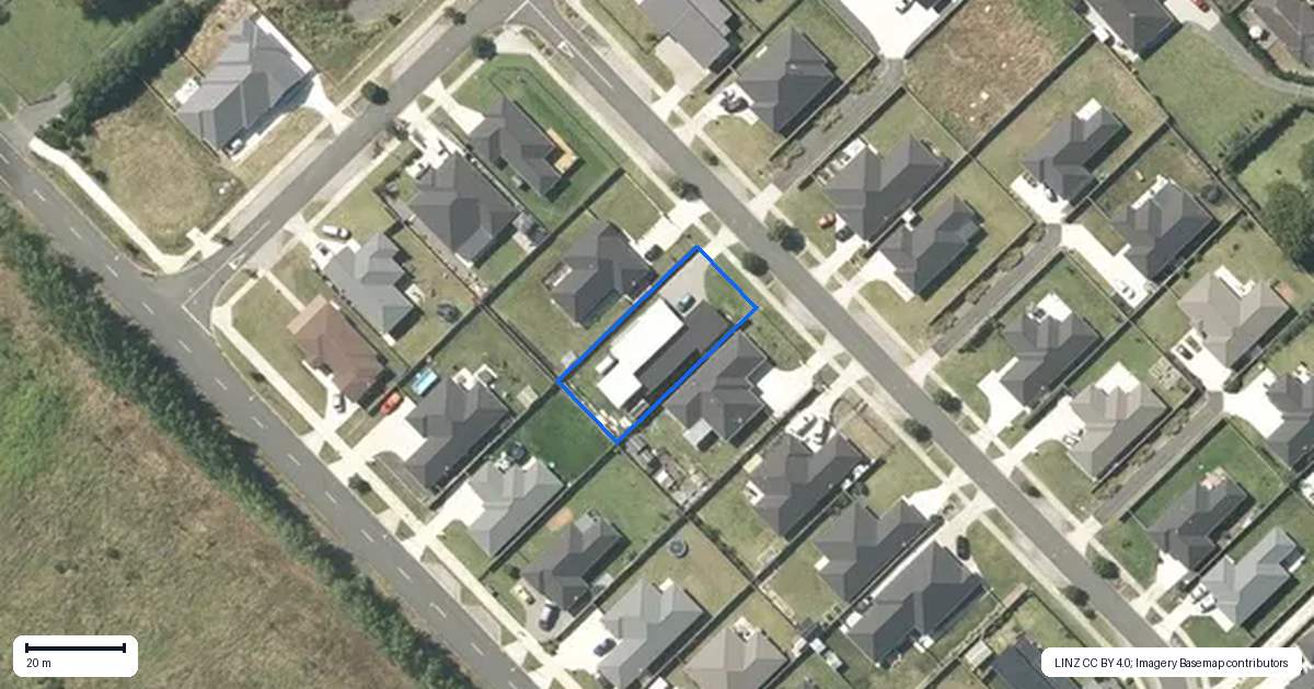 Property context map for 17 Chardonnay Way, Te Kauwhata