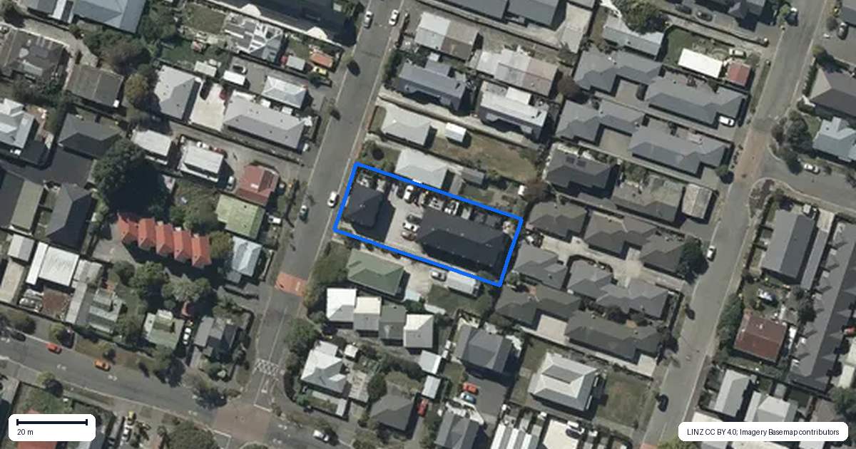 Property context map for 8/68 Barbour Street, Waltham, Christchurch