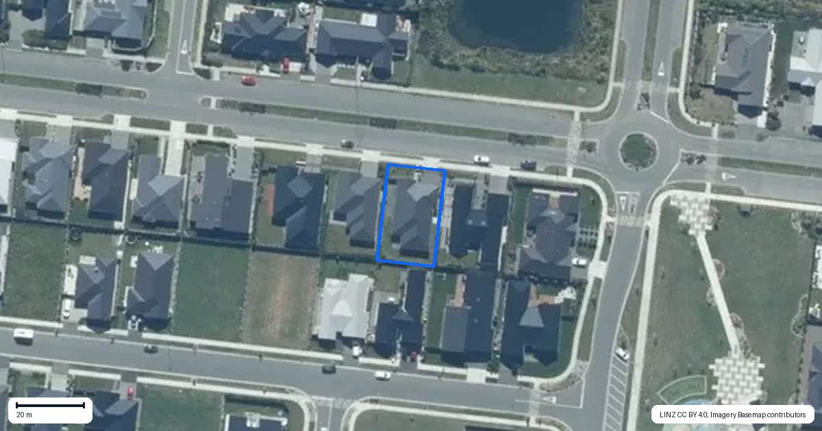 Property context map for 104 Southfield Drive, Lincoln