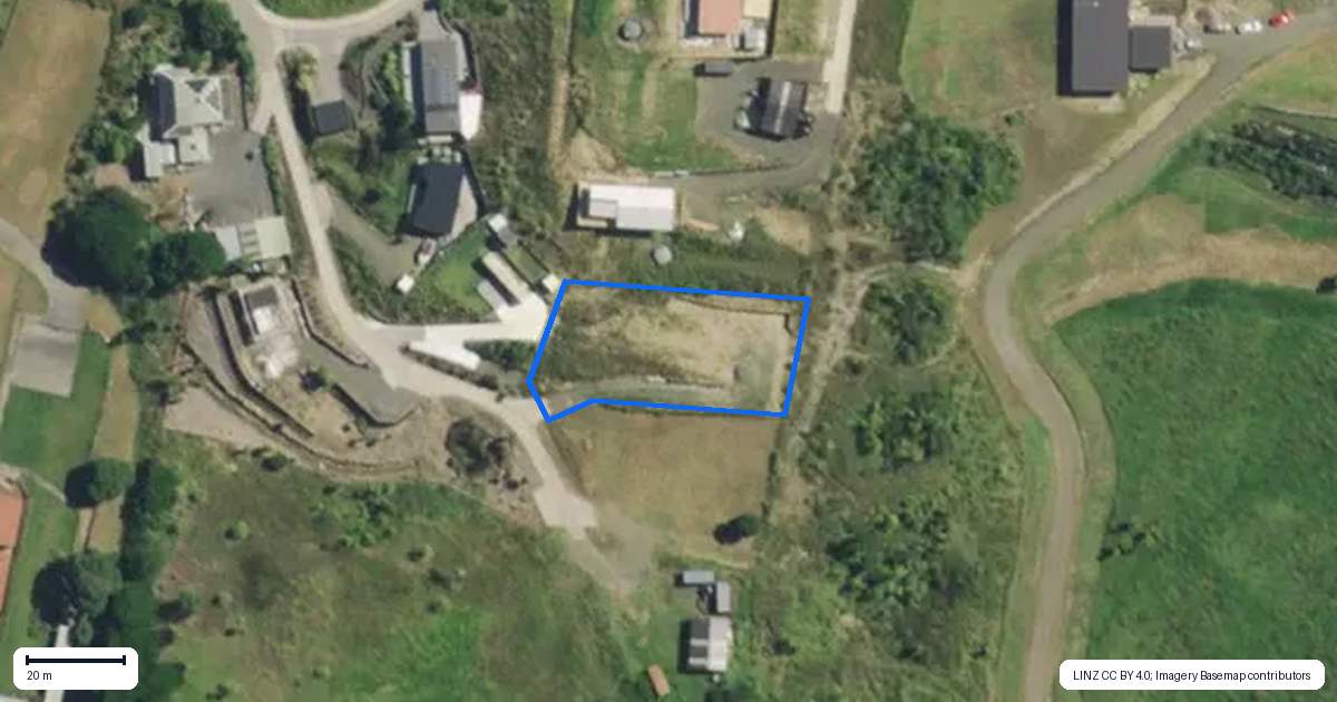 Property context map for 41 Waianga Place, Omapere, Kaikohe