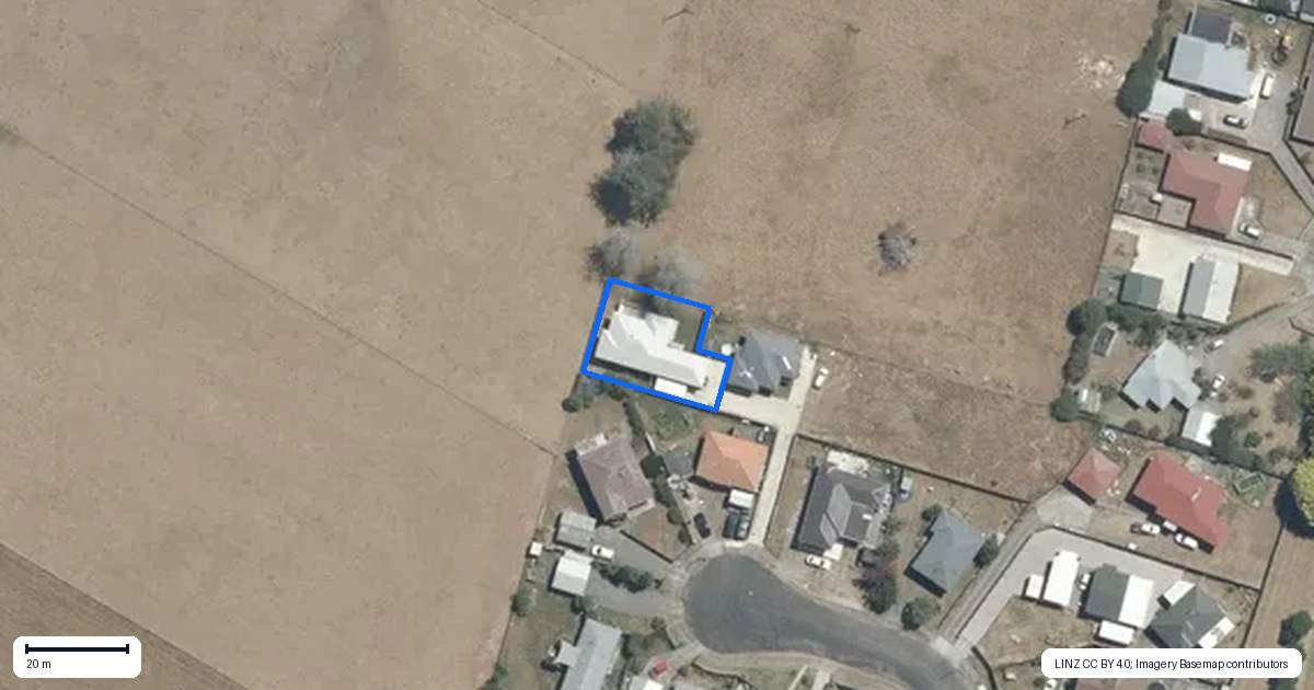 Property context map for 18B Kowhai Place, Waipukurau