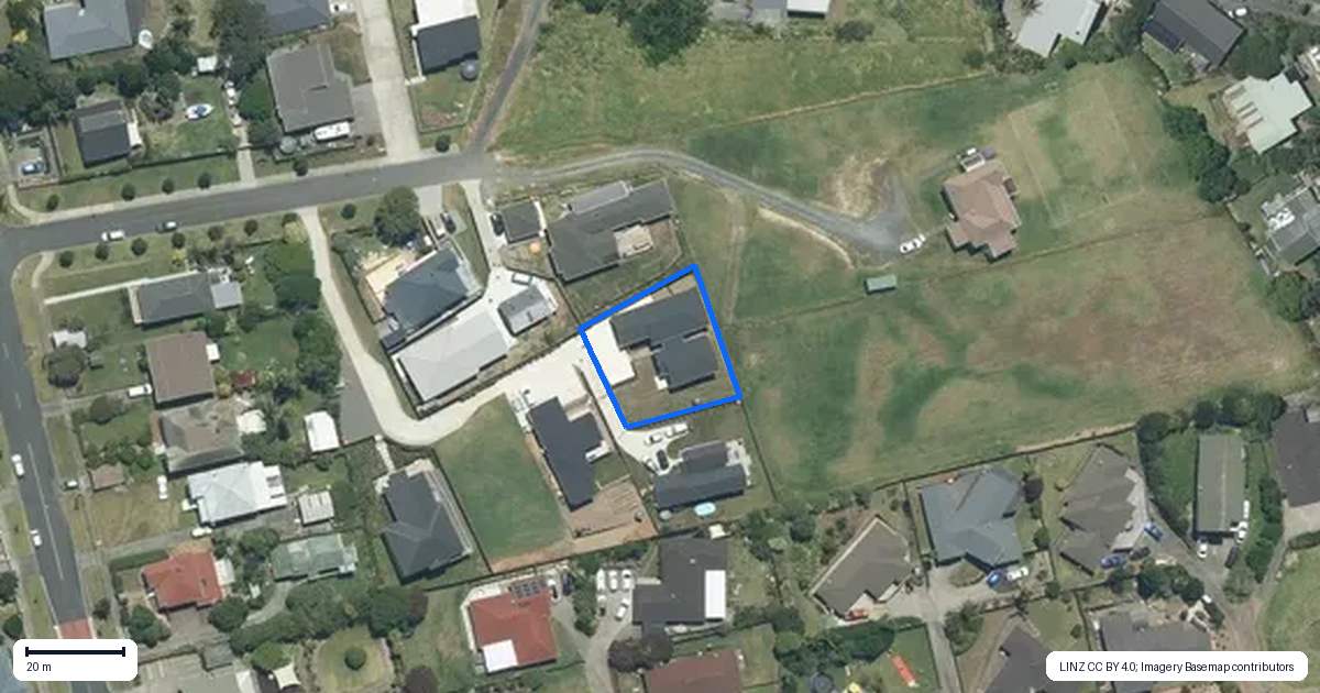 Property context map for 4D Forlong Rise, Helensville
