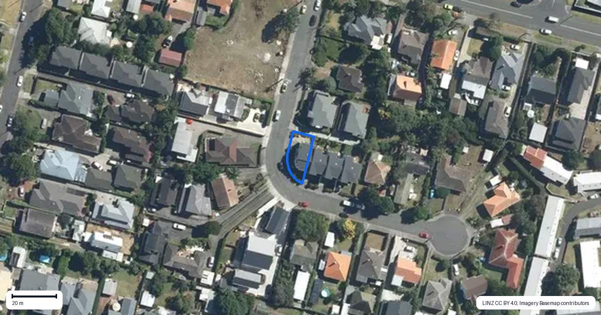 Property context map for 3 Kain Street, Mount Eden, Auckland