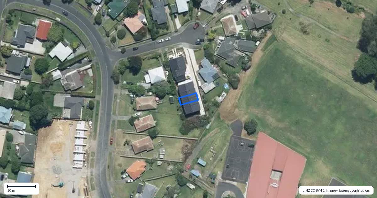 Property context map for 3C Greenway Place, Glen Innes, Auckland