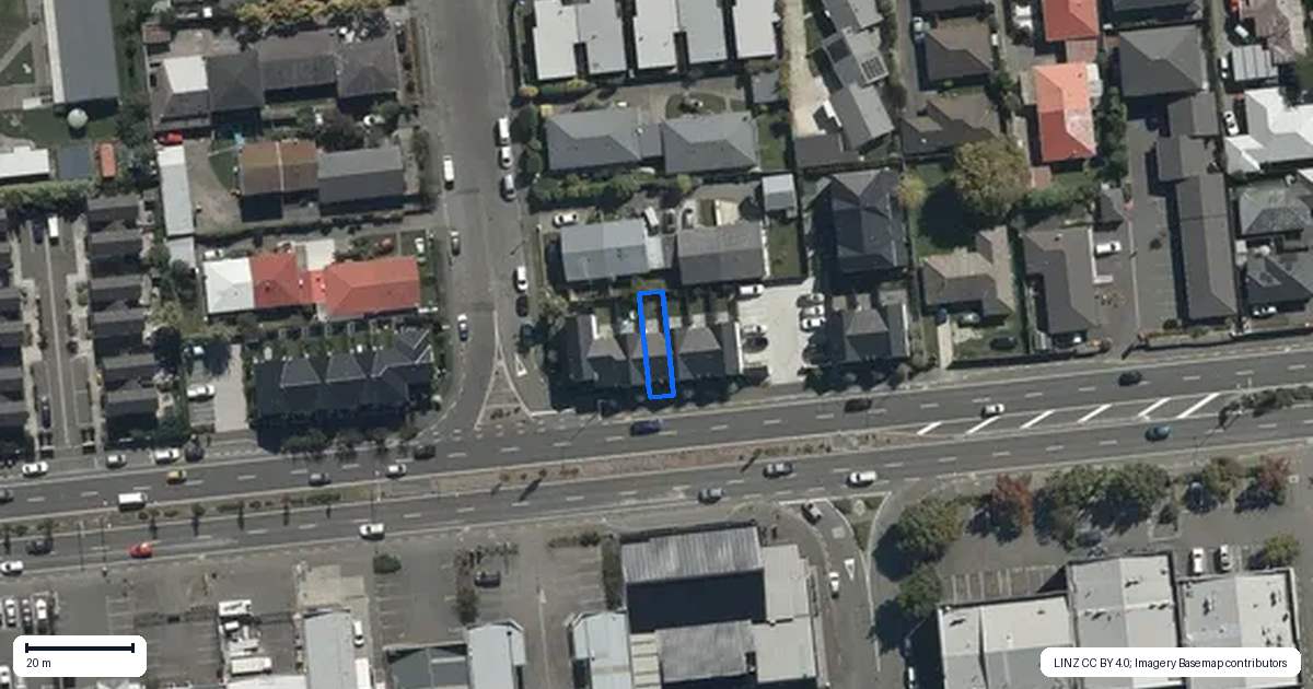 Property context map for 122A Blenheim Road, Riccarton, Christchurch