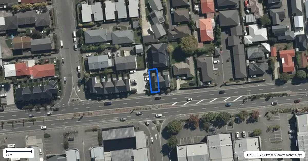 Property context map for 116C Blenheim Road, Riccarton, Christchurch