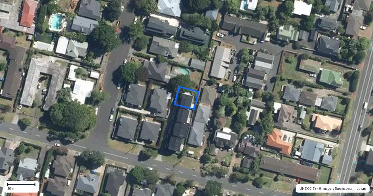 Property context map for 7D Selwyn Road, Epsom, Auckland