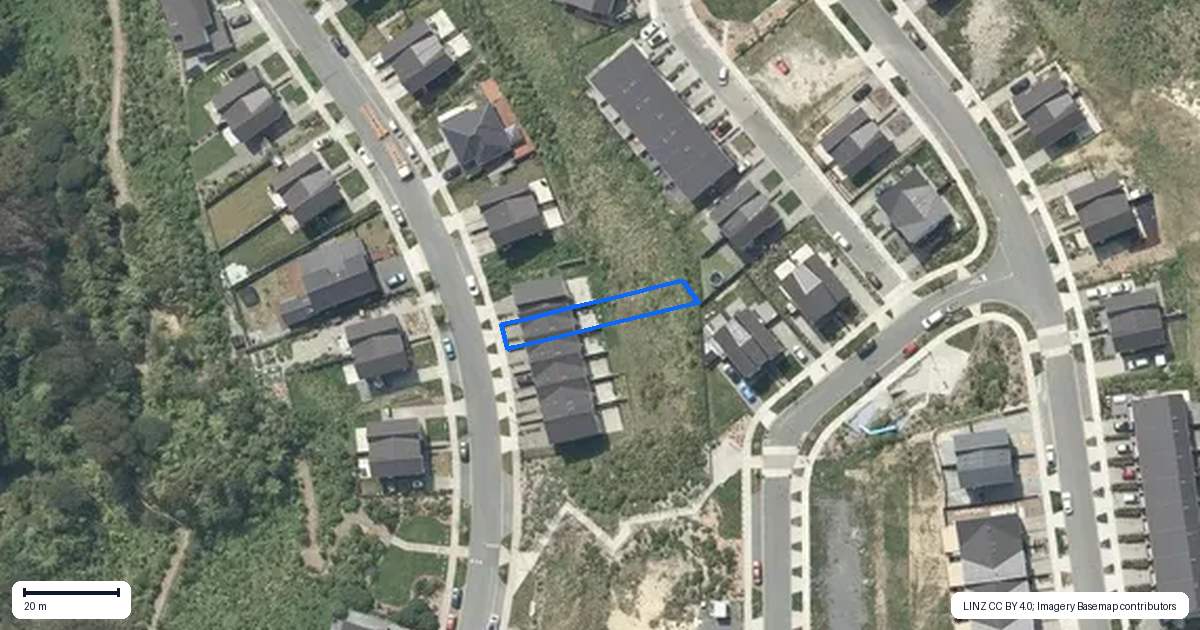 Property context map for 19 Holystone Road, Whitby, Porirua