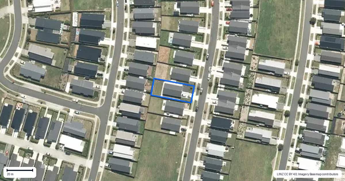 Property context map for 15 Bittern Road, Te Kauwhata