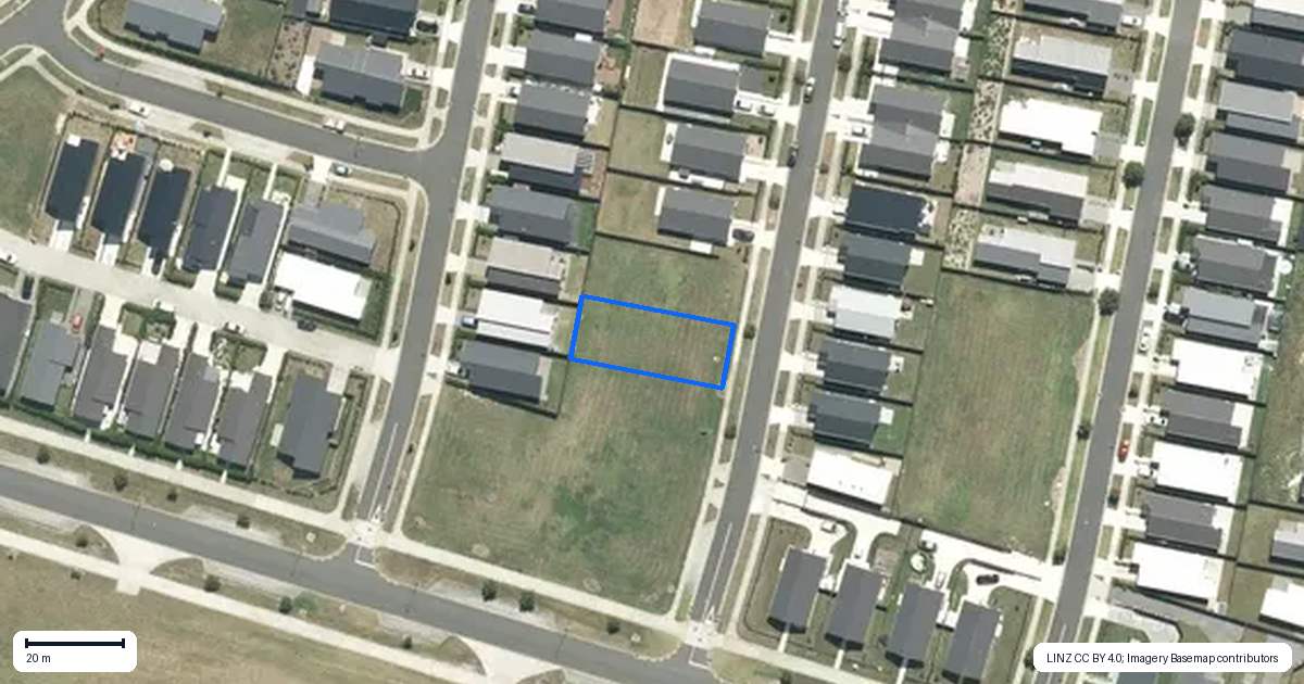 Property context map for 7 Bittern Road, Te Kauwhata