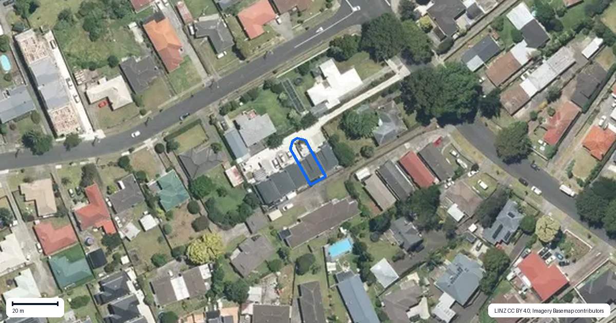 Property context map for 45B Landscape Road, Papatoetoe, Auckland