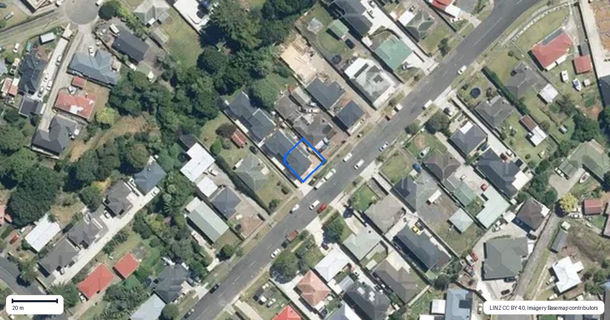 Property context map for 29A Landon Avenue, Mangere East, Auckland