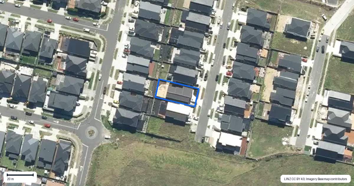 Property context map for 5 Whakahoki Road, Flat Bush, Auckland