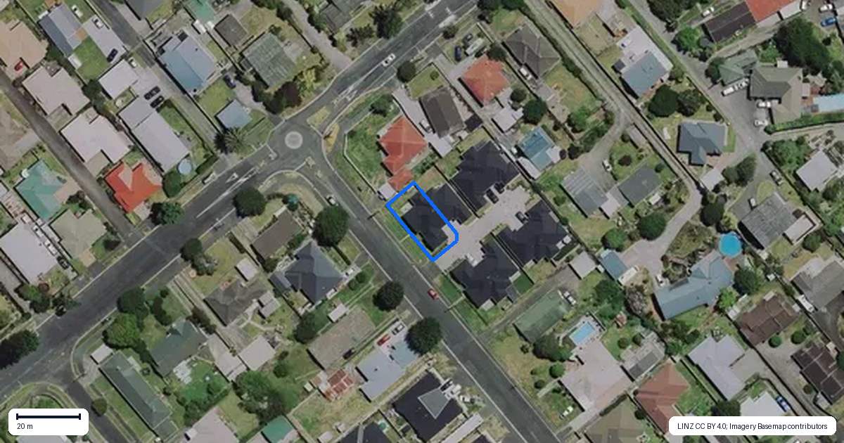 Property context map for 1/16 Steele Road, Forest Lake, Hamilton
