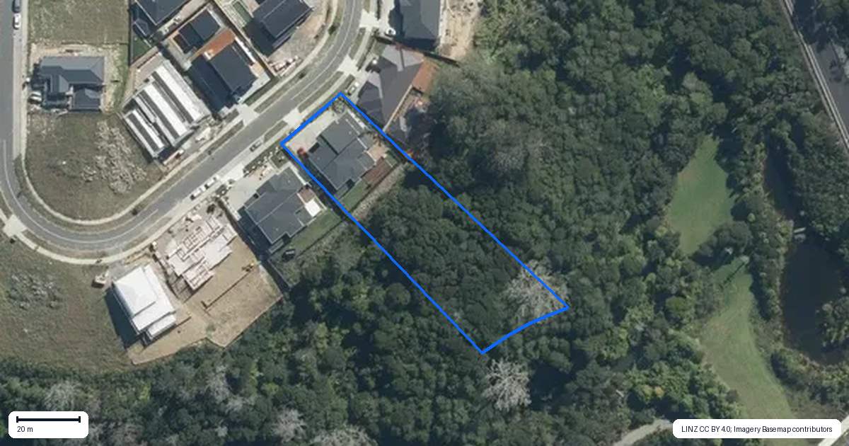 Property context map for 118 Kewa Road, Albany Heights, Auckland