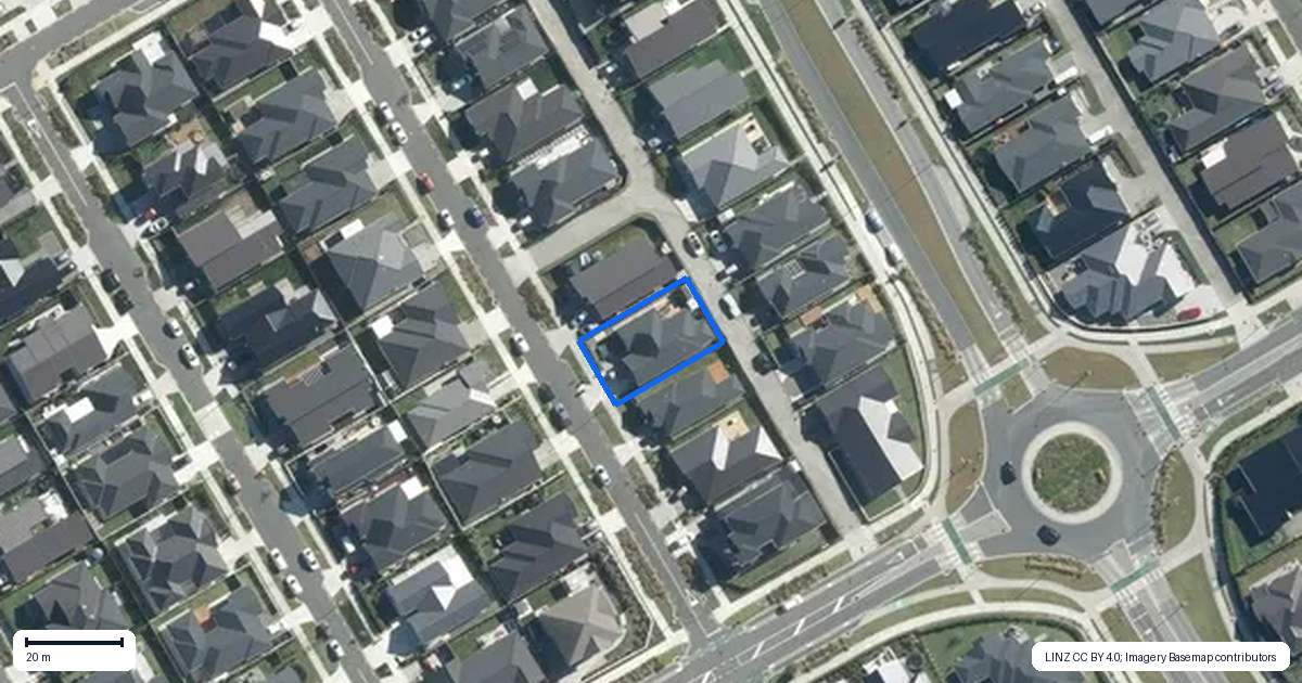 Property context map for 29 Houpuni Road, Wainui