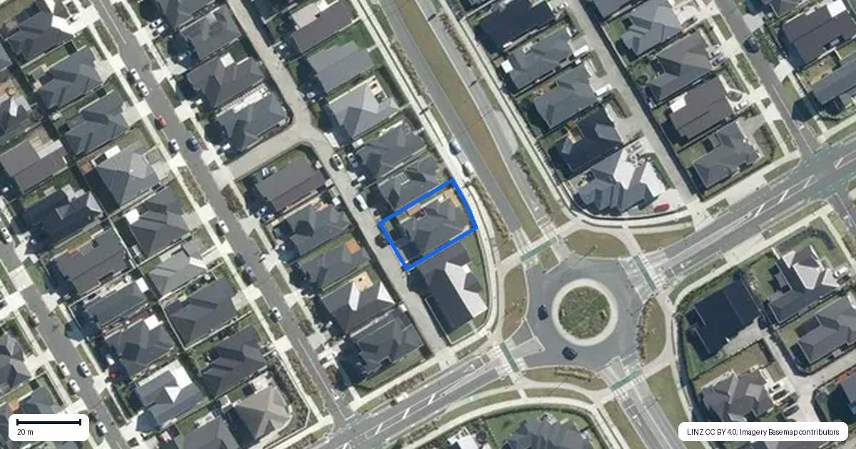 Property context map for 53 Argent Lane, Wainui
