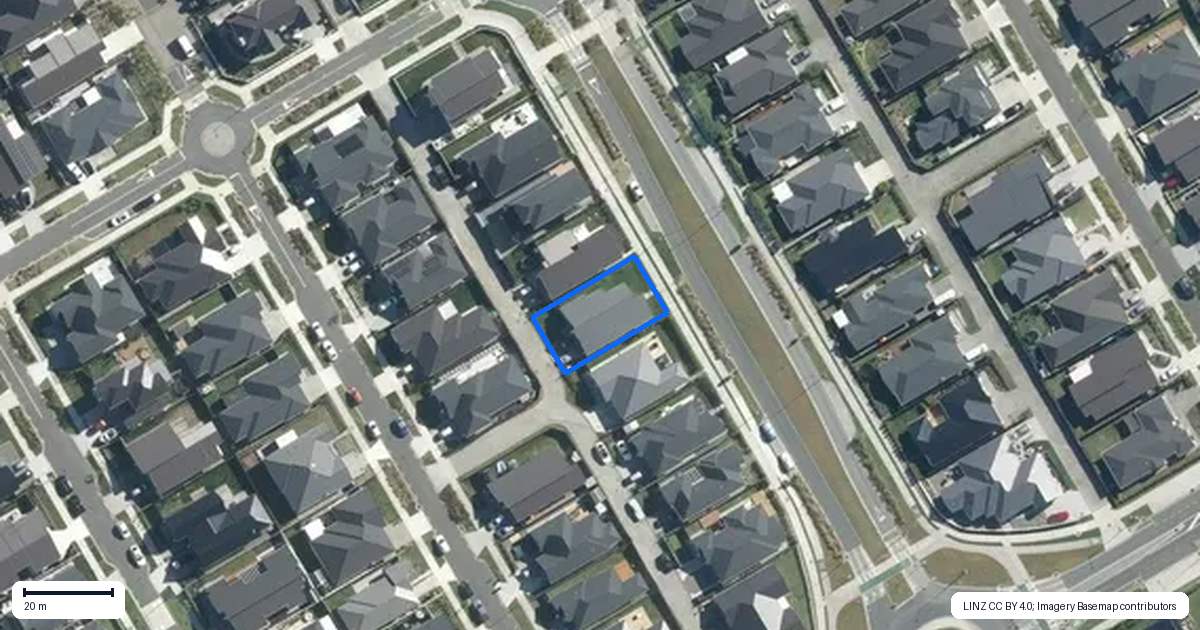 Property context map for 61 Argent Lane, Wainui