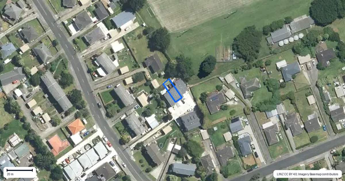 Property context map for 70B Arimu Road, Papakura