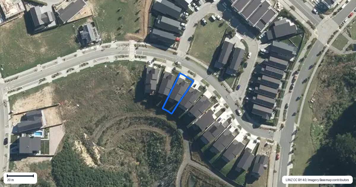 Property context map for 17 Aquamarine Avenue, Wainui