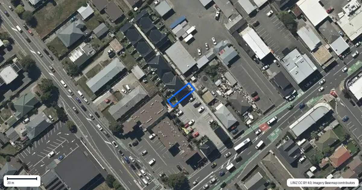 Property context map for 4/241 Lincoln Road, Addington, Christchurch