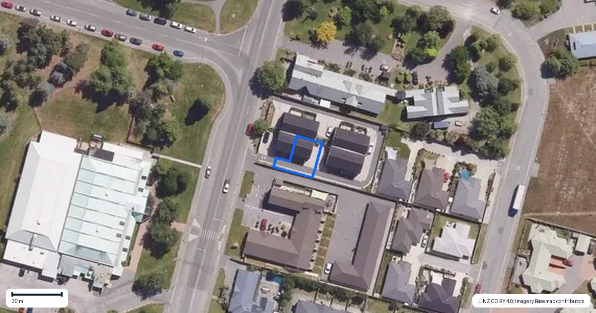 Property context map for 2/20 Barry Avenue, Cromwell