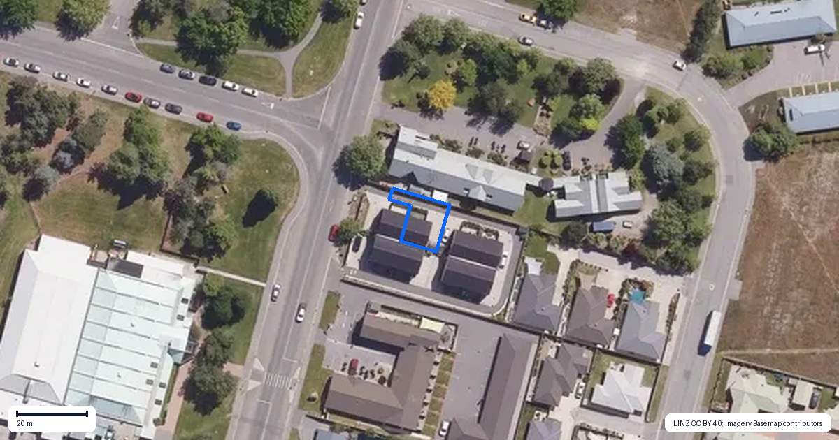 Property context map for 7/20 Barry Avenue, Cromwell