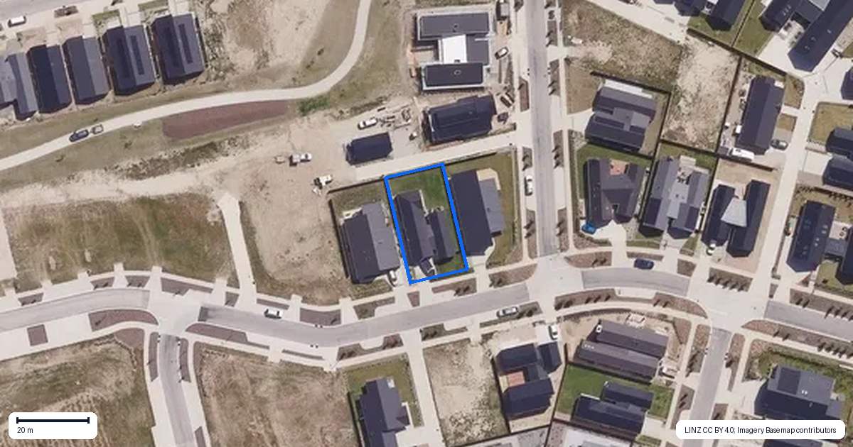 Property context map for 19 Vintage Street, Cromwell
