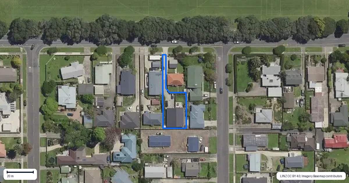 Property context map for 21A Goulstone Road, Whakatane