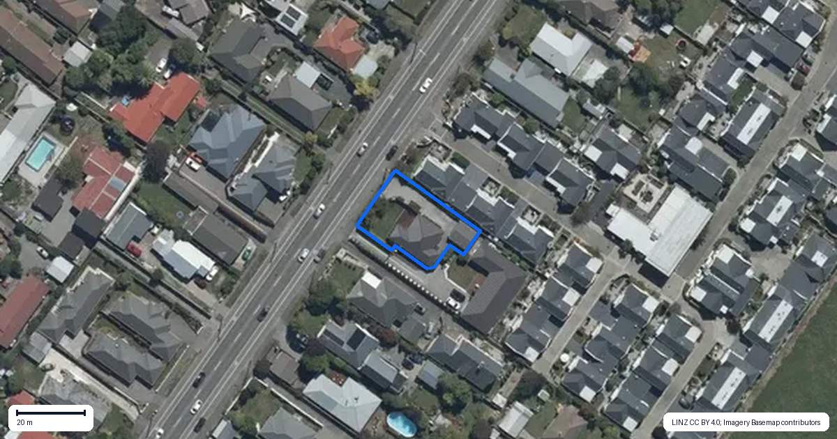 Property context map for 484 Greers Road, Bishopdale, Christchurch