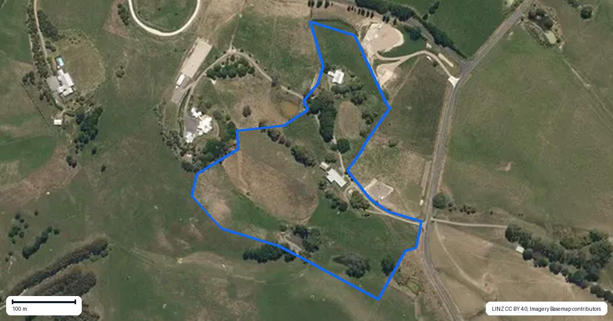 Property context map for 1/552 Hatuma Road, Hatuma, Waipukurau