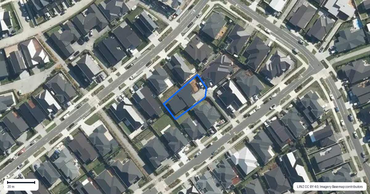 Property context map for 9 Edward Abell Street, Wainui