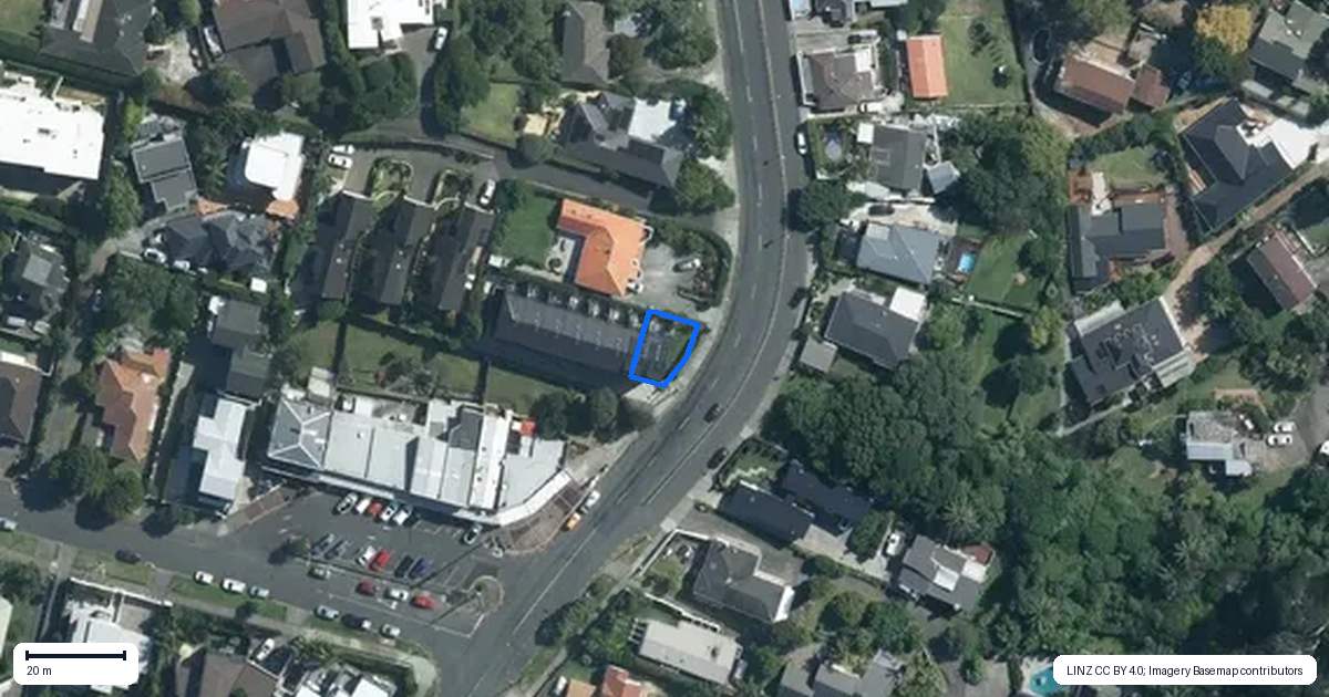 Property context map for 1/805 Riddell Road, Saint Heliers, Auckland