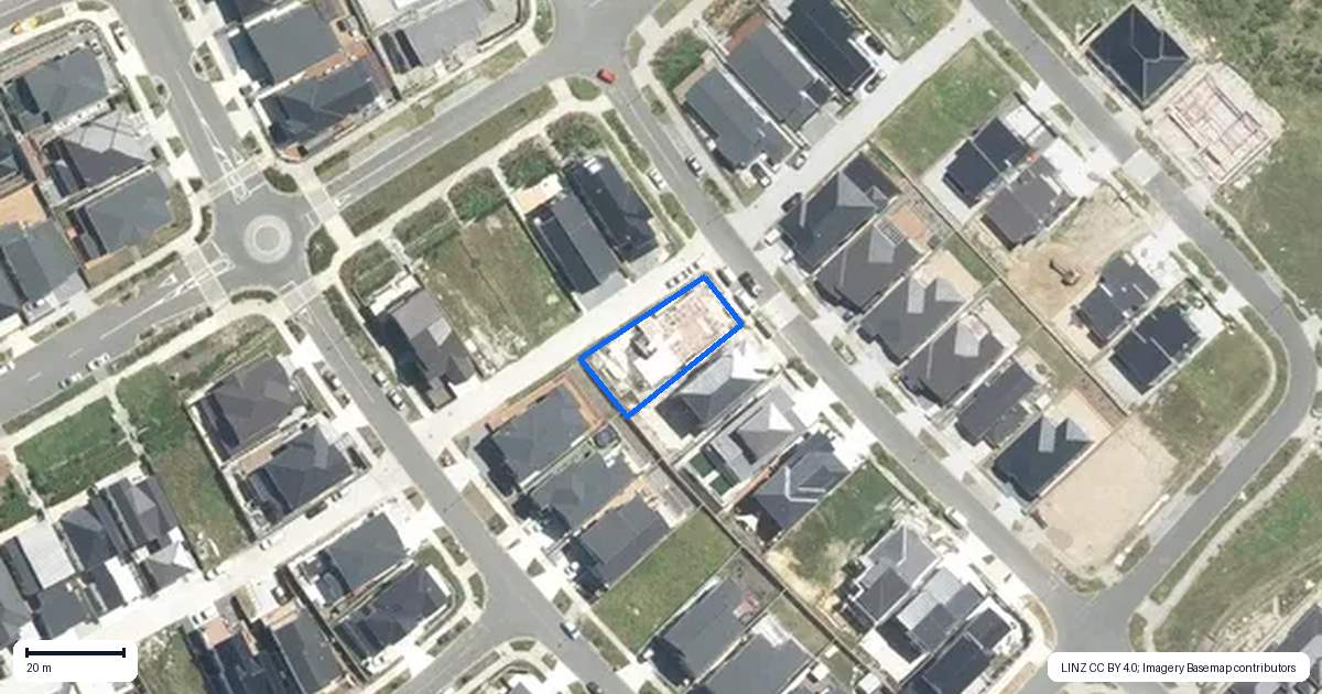 Property context map for 16 Alluvial Street, Flat Bush, Auckland