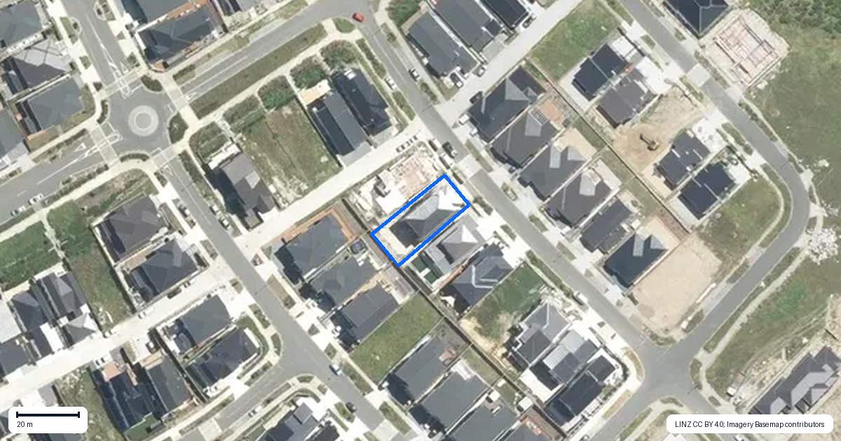 Property context map for 14 Alluvial Street, Flat Bush, Auckland