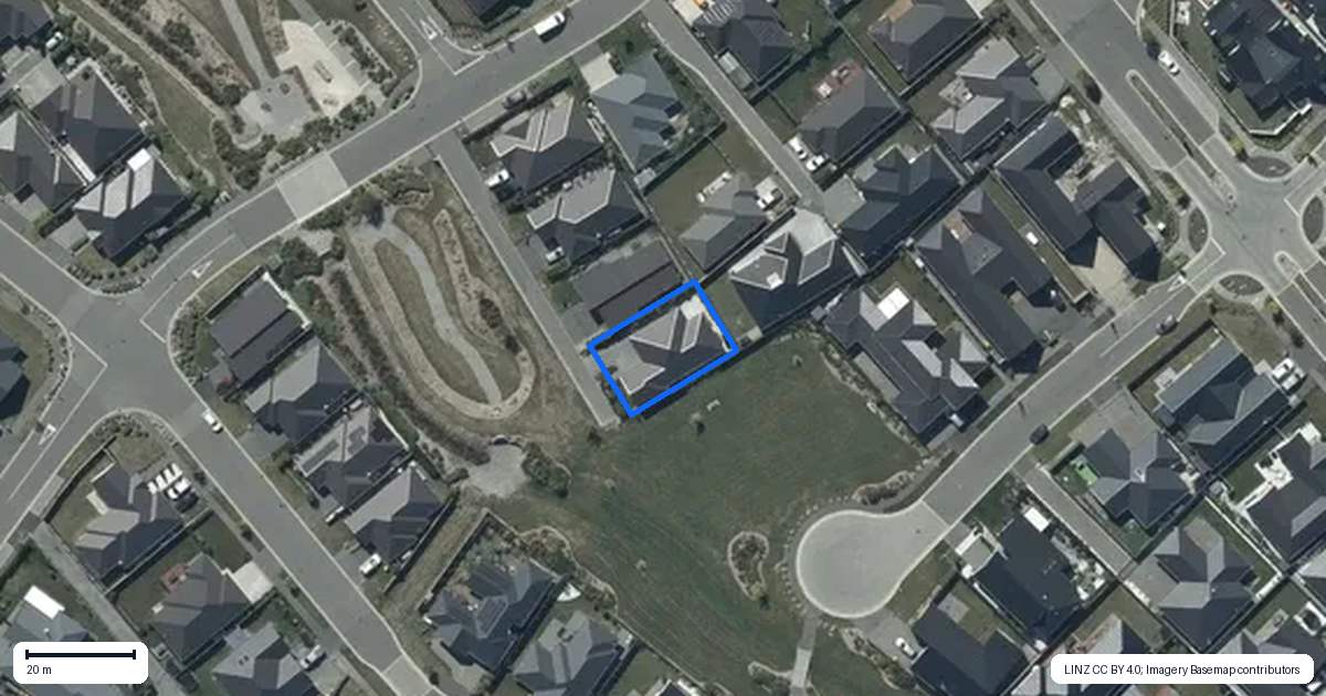 Property context map for 40 William Deans Drive, Prebbleton