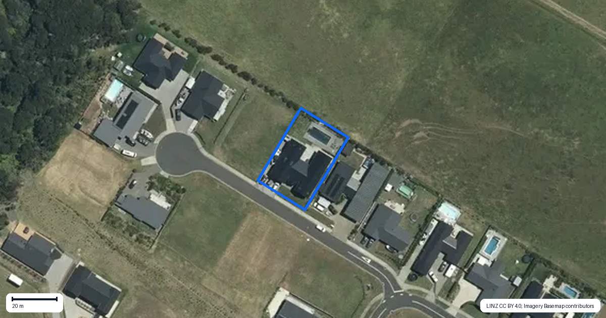 Property context map for 6 Tohetea Lane, Wharekaho, Whitianga