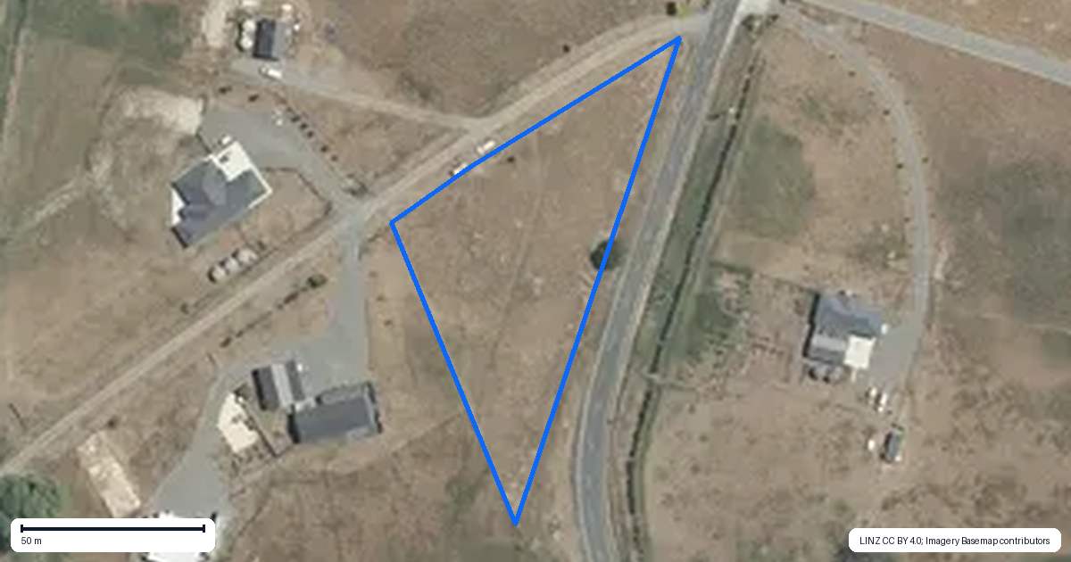 Property context map for 1 Elm Place, Waipukurau