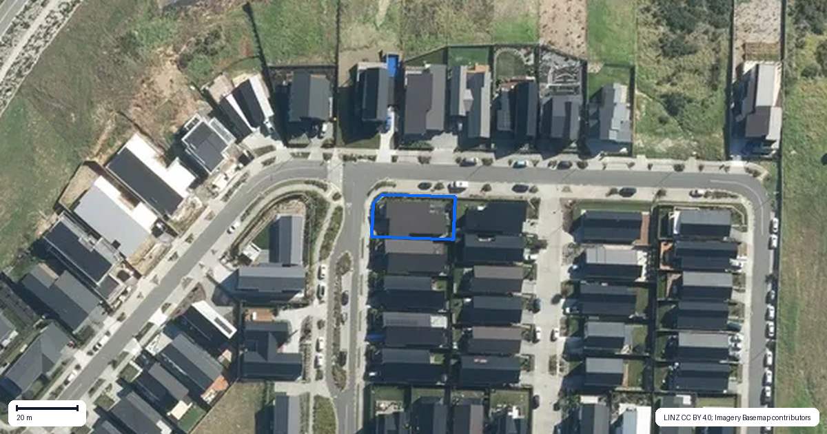 Property context map for 2 Poroporo Lane, Wainui