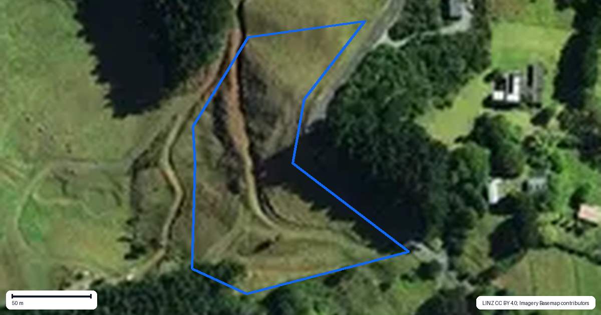 Property context map for 116 Maungatawhiri Road, Raglan