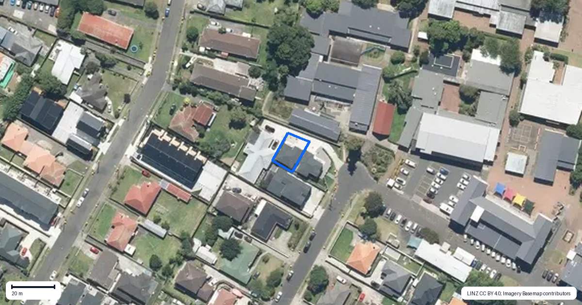 Property context map for 20B Nicholson Avenue, Papatoetoe, Auckland