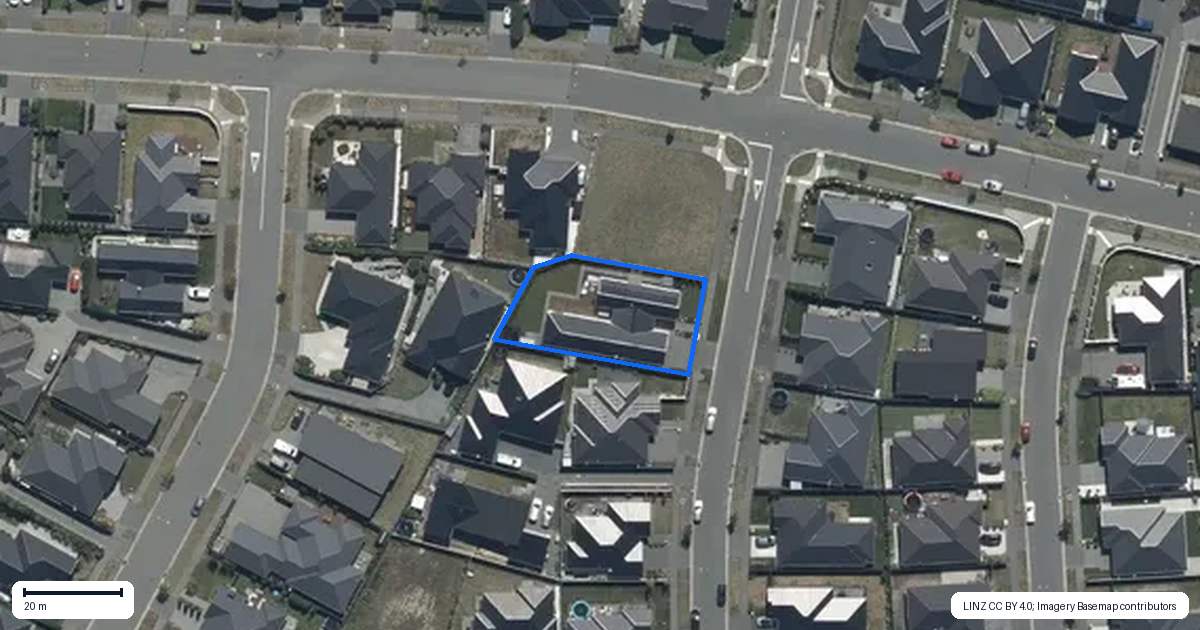 Property context map for 4 Chandlers Street, Burwood, Christchurch