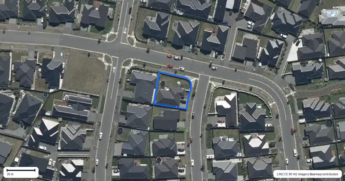 Property context map for 2 Letitia Street, Burwood, Christchurch