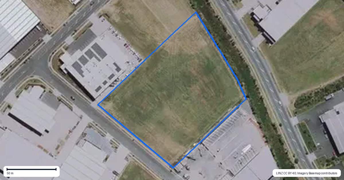Property context map for 25 Chafer Place, Burbush, Hamilton